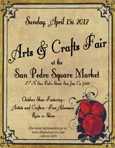 Flyer for Arts & Crafts Fair at the San Pedro Square Market